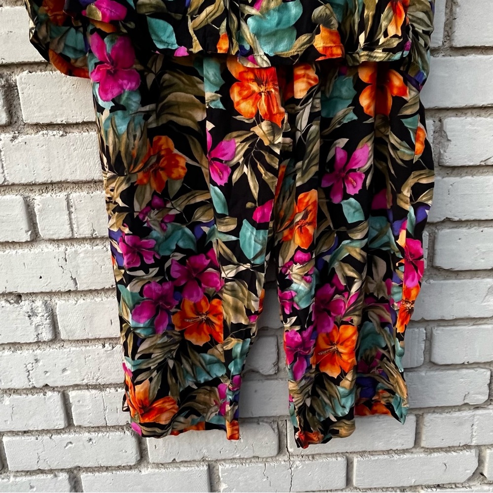 Vintage Twyla Blu II Tropical Pant Set - Size 1X - Picture 3 of 4